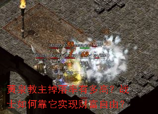 黄泉教主掉落率有多高?战士如何靠它实现财富自由? 黄泉教主掉落率有多高?战士如何靠它实现财富自由?