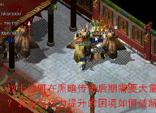 战士为何在黑暗传奇后期需要大量投入?装备与战力提升的困境如何破解? 战士为何在黑暗传奇后期需要大量投入?装备与战力提升的困境如何破解?