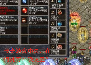 传奇游戏中法师在何处可召唤虎卫? 传奇游戏中法师在何处可召唤虎卫?