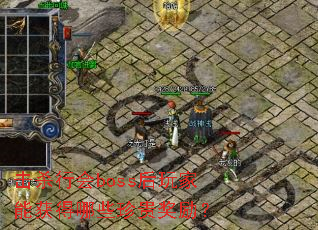 ��ɱ�л�boss������ܻ����Щ�������