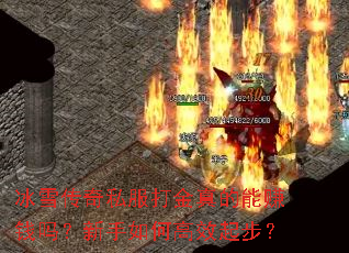冰雪传奇私服打金真的能赚钱吗?新手如何高效起步? 冰雪传奇私服打金真的能赚钱吗?新手如何高效起步?