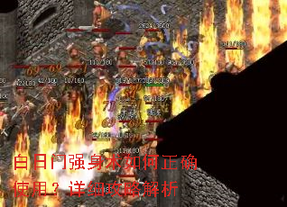 白日门强身术如何正确使用?详细攻略解析 白日门强身术如何正确使用?详细攻略解析
