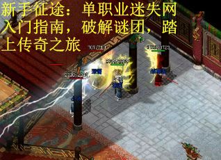 新手征途：单职业迷失网入门指南，破解谜团，踏上传奇之旅