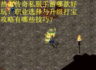 热血传奇私服手游哪款好玩？职业选择与升级打宝攻略有哪些技巧？