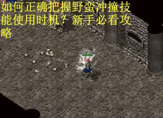 如何正确把握野蛮冲撞技能使用时机？新手必看攻略