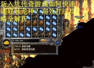 新入坑传奇游戏如何快速刷取触龙神？高效打法攻略全解析