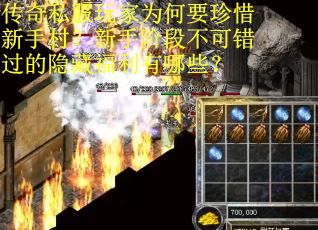 传奇私服玩家为何要珍惜新手村？新手阶段不可错过的隐藏福利有哪些？
