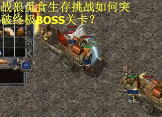 战狼觅食生存挑战如何突破终极BOSS关卡？