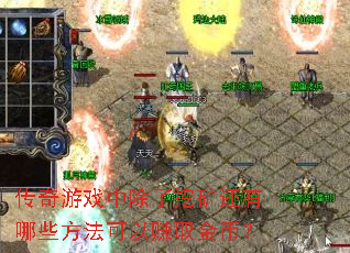 传奇游戏中除了挖矿还有哪些方法可以赚取金币? 传奇游戏中除了挖矿还有哪些方法可以赚取金币?