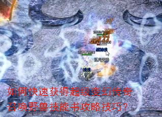 如何快速获得超级变幻传奇召唤野兽技能书攻略技巧? 如何快速获得超级变幻传奇召唤野兽技能书攻略技巧?