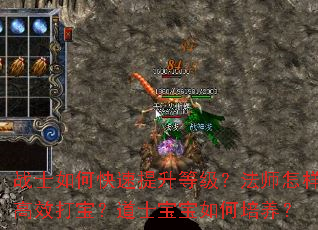 战士如何快速提升等级?法师怎样高效打宝?道士宝宝如何培养? 战士如何快速提升等级?法师怎样高效打宝?道士宝宝如何培养?