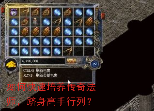 如何快速培养传奇法师,跻身高手行列? 如何快速培养传奇法师,跻身高手行列?