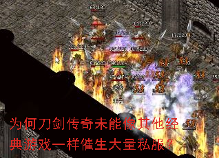 为何刀剑传奇未能像其他经典游戏一样催生大量私服? 为何刀剑传奇未能像其他经典游戏一样催生大量私服?