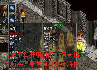 传奇最新开服时间如何查询?新手开服首日攻略全解析 传奇最新开服时间如何查询?新手开服首日攻略全解析
