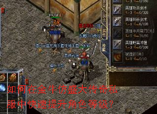 如何在金牛仿盛大传奇私服中快速提升角色等级? 如何在金牛仿盛大传奇私服中快速提升角色等级?