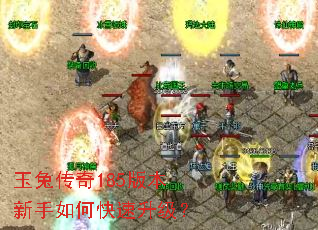 玉兔传奇185版本新手如何快速升级? 玉兔传奇185版本新手如何快速升级?