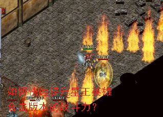 如何快速提升星王英雄合击版本的战斗力? 如何快速提升星王英雄合击版本的战斗力?