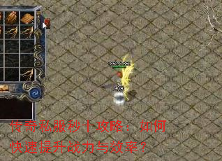 传奇私服秒十攻略:如何快速提升战力与效率? 传奇私服秒十攻略:如何快速提升战力与效率?