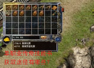 单职业传奇技能书获取途径有哪些? 单职业传奇技能书获取途径有哪些?
