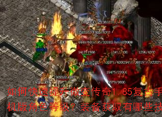 如何快速提升微变传奇1.85复古手机版角色等级?装备获取有哪些技巧? 如何快速提升微变传奇1.85复古手机版角色等级?装备获取有哪些技巧?