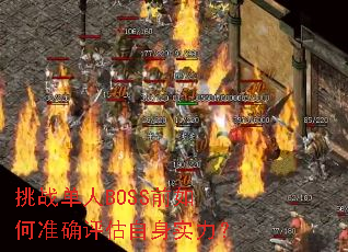 挑战单人BOSS前如何准确评估自身实力? 挑战单人BOSS前如何准确评估自身实力?