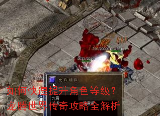 如何快速提升角色等级?龙腾世界传奇攻略全解析 如何快速提升角色等级?龙腾世界传奇攻略全解析