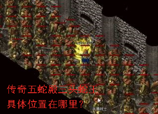 传奇五蛇殿三头蛇王具体位置在哪里? 传奇五蛇殿三头蛇王具体位置在哪里?