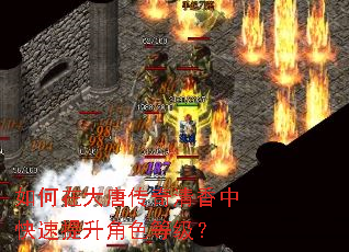 如何在大唐传奇清香中快速提升角色等级? 如何在大唐传奇清香中快速提升角色等级?
